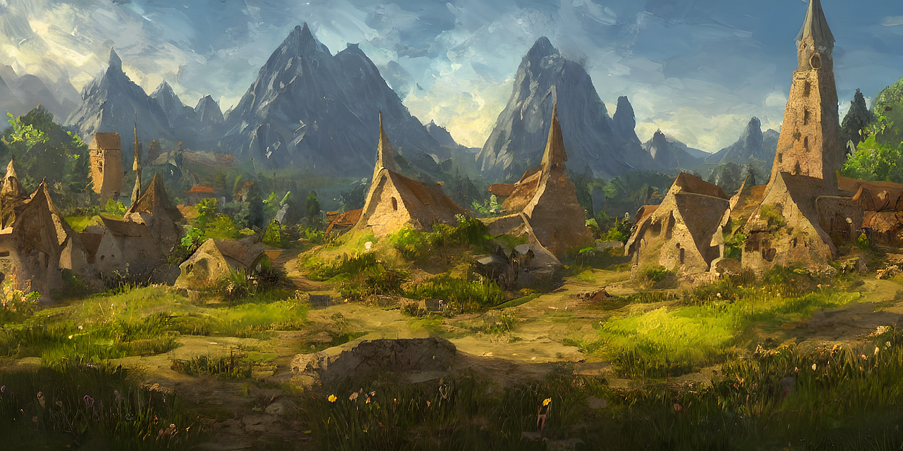 AI绘图-漫画场景/风景（图ZMzE3NjUwMzQw） - AI作品 - 站酷设计师evey_Chen原创素材 - 站酷ZCOOL