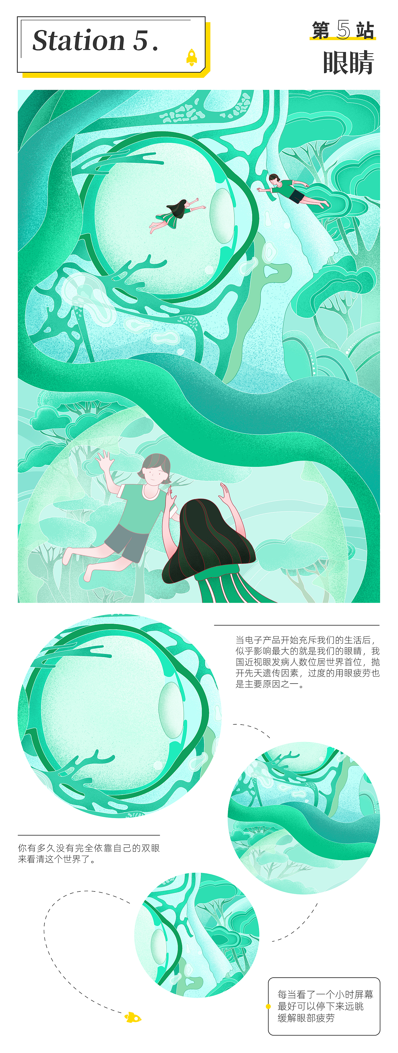 【创意插图设计实验】发现医学之美 - 观察你自己(图ZMzEwNzYxMDk2) - 艺术插画 - 站酷设计师驰业品牌设计原创素材 - 站酷ZCOOL