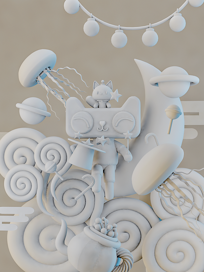 天猫形象练习打卡