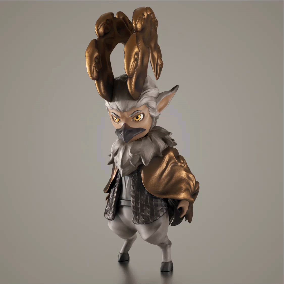 文物異想錄-戰(zhàn)國(guó)金怪獸Q版擬人（圖ZMzA2NzQxNzgw） - 玩具 - 站酷設(shè)計(jì)師離蟲(chóng)原創(chuàng)素材 - 站酷ZCOOL