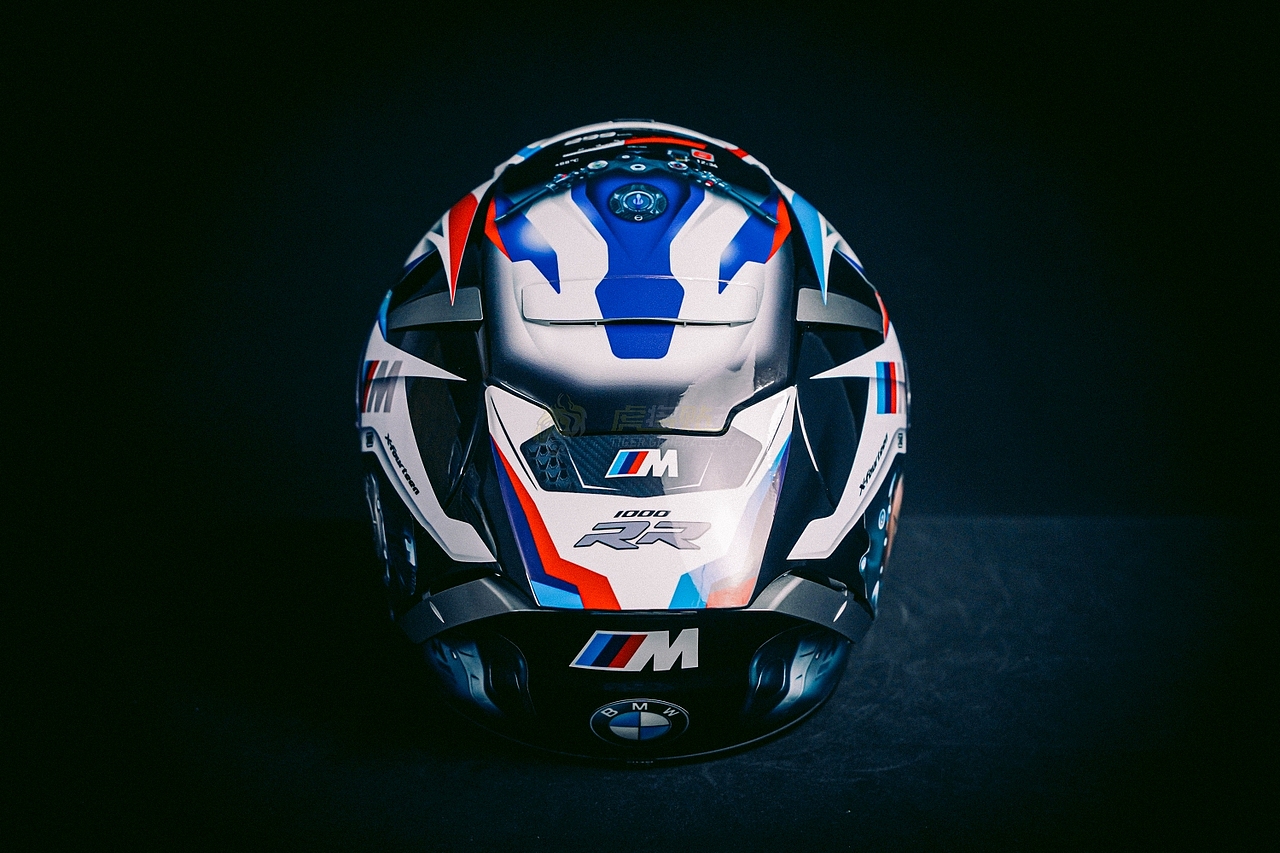 头盔涂装|bmw shoei x14  头盔涂装 m1000rr 涂装