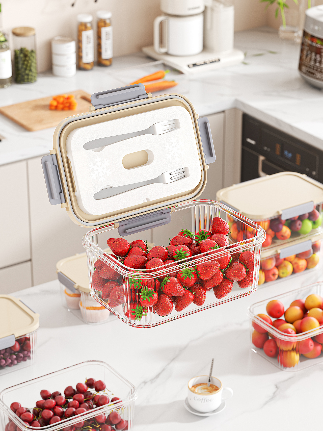 2024年3月电商收纳产品渲染（图ZMzY1MTU2NjQ4） - 产品 - 站酷设计师俊越设计原创素材 - 站酷ZCOOL