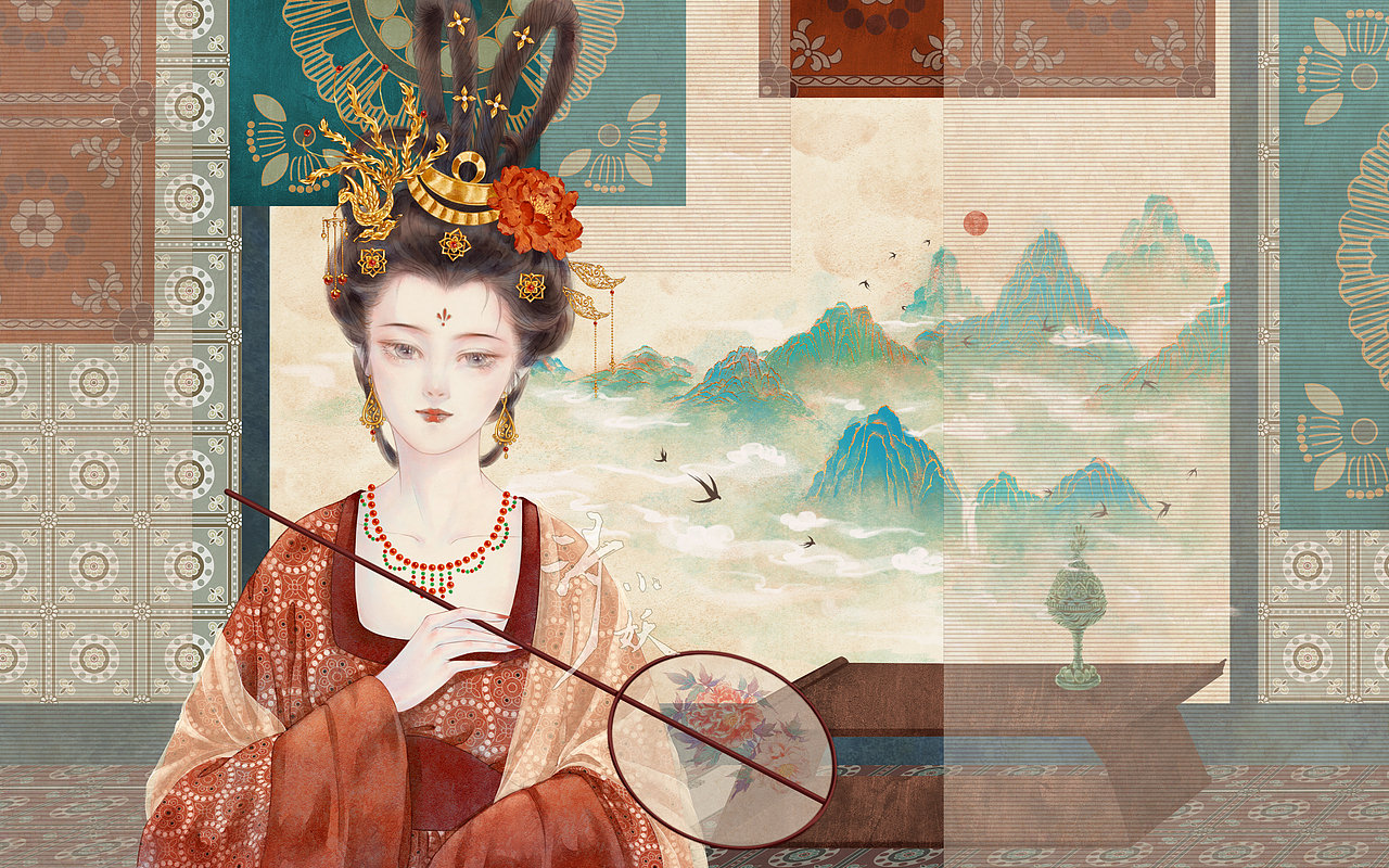 十二花神全系列（图ZMzU5ODEyODQw） - 创作习作 - 站酷设计师浔小妖原创素材 - 站酷ZCOOL