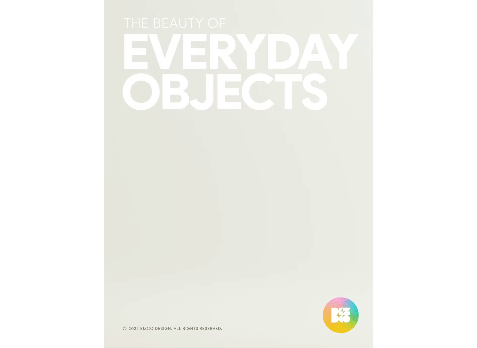 再造非凡 - 日常物品的美（图ZMzQwMDM5NzIw） - 其他三维 - 站酷设计师BizcoDesign原创素材 - 站酷ZCOOL