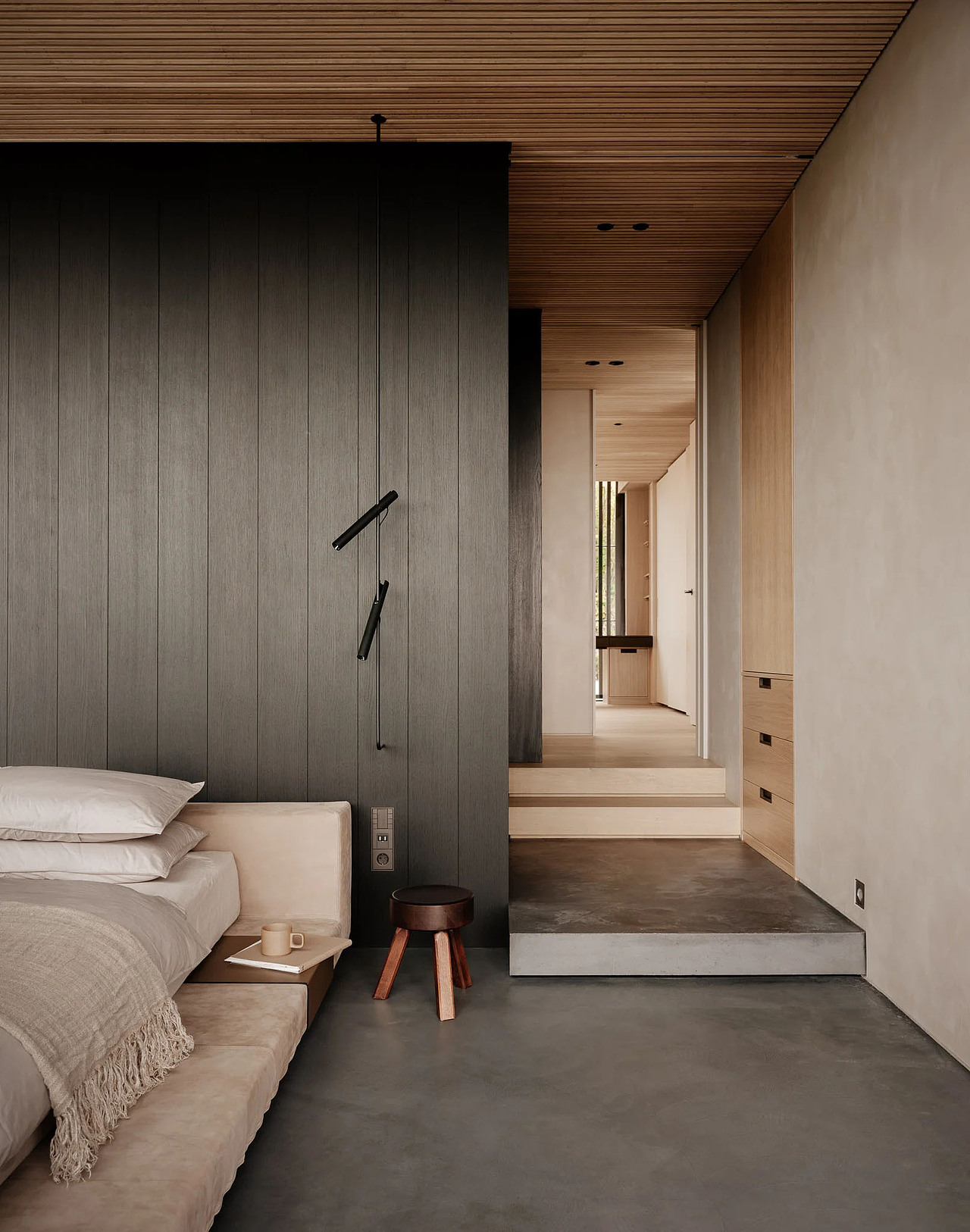 家装设计案例鉴赏——极简优雅原木色别墅（图ZMzIwMjgwNzcy） - 家装设计 - 站酷设计师成都有木设计原创素材 - 站酷ZCOOL