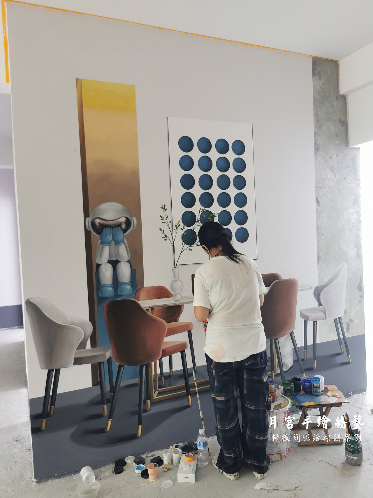 样板间彩绘 轻奢样板间彩绘 样板间 地产营销策划 3D样板间彩绘 高质量样板间彩绘