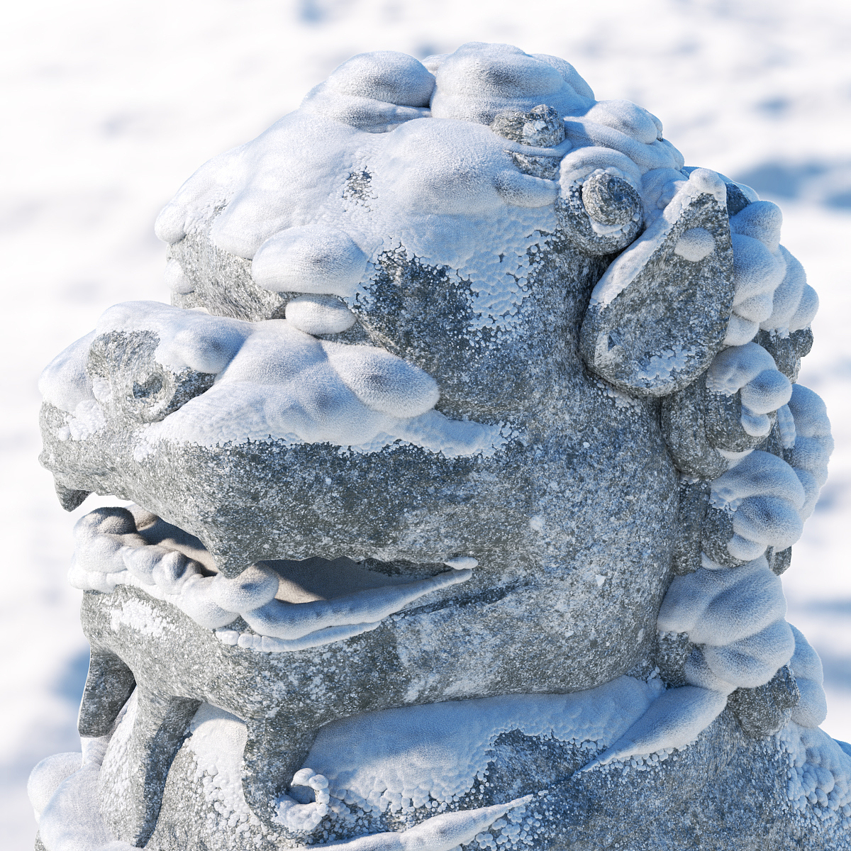 没见过雪的广东人，想象中的雪的样子（图ZMzE4MzQyMzIw） - 场景 - 站酷设计师老liao一点都不老原创素材 - 站酷ZCOOL