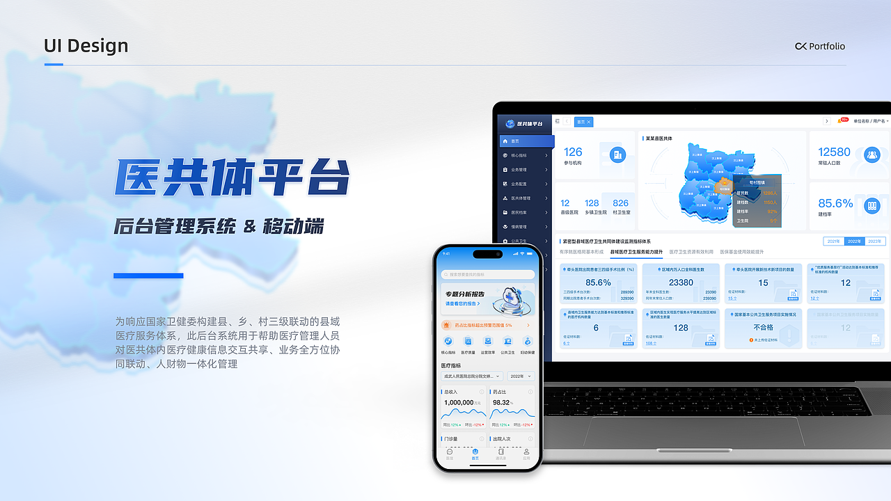 医疗后台管理系统界面
