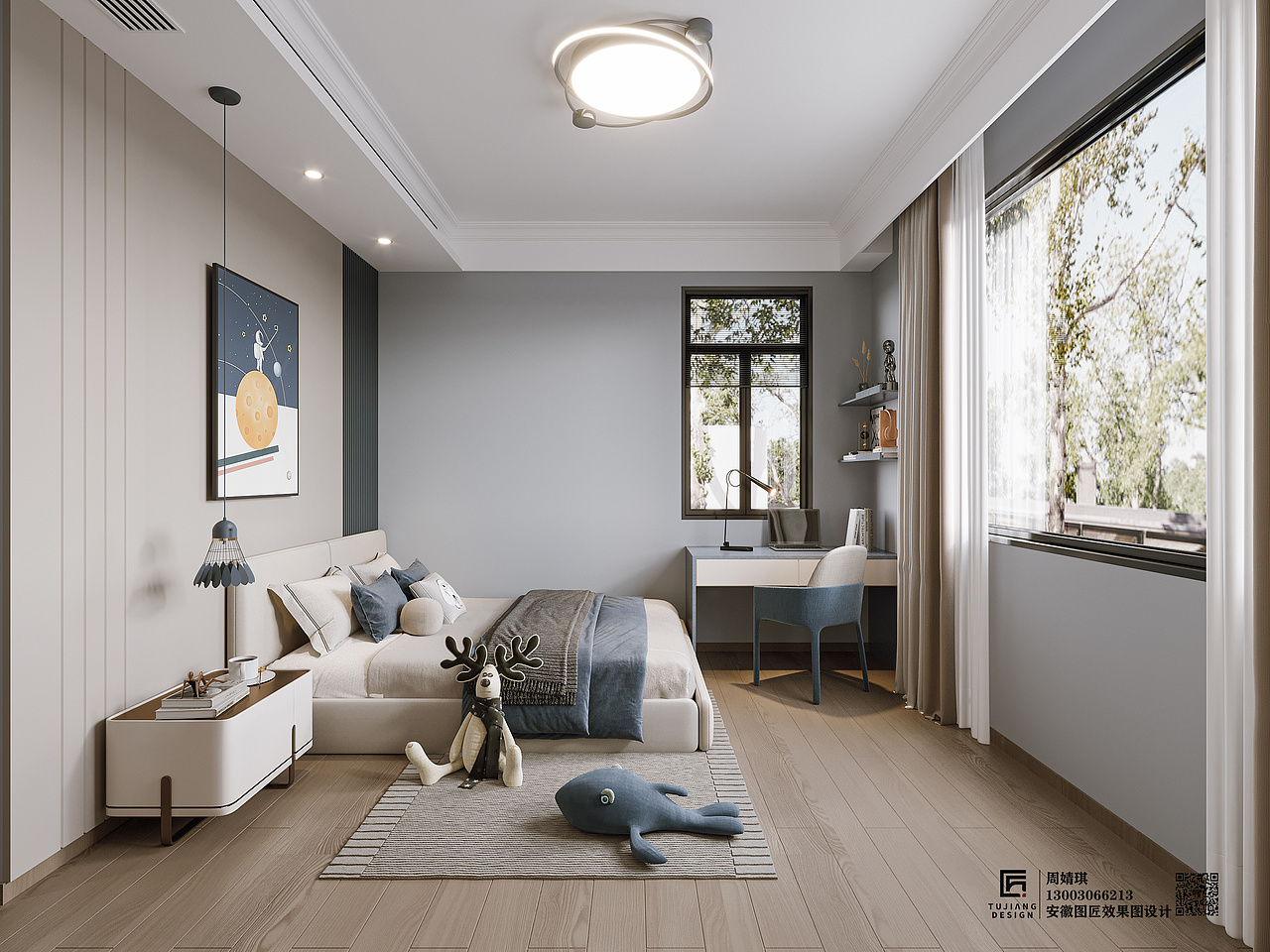 新中式风格别墅集庄重和高雅于一体的气质