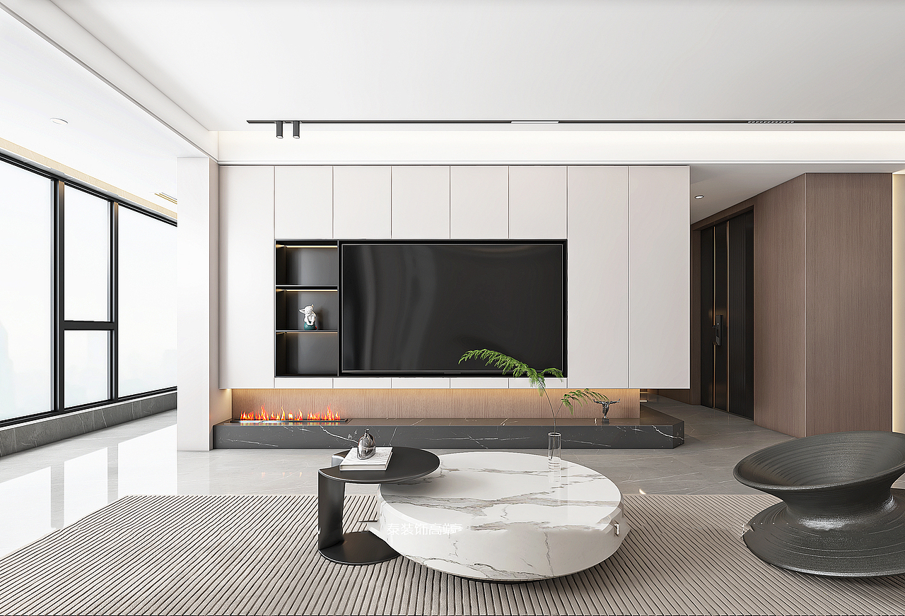 济宁融创1917装修效果图188平户型（图ZMzYzNjgzNTgw） - 家装设计 - 站酷设计师济宁装修效果图原创素材 - 站酷ZCOOL