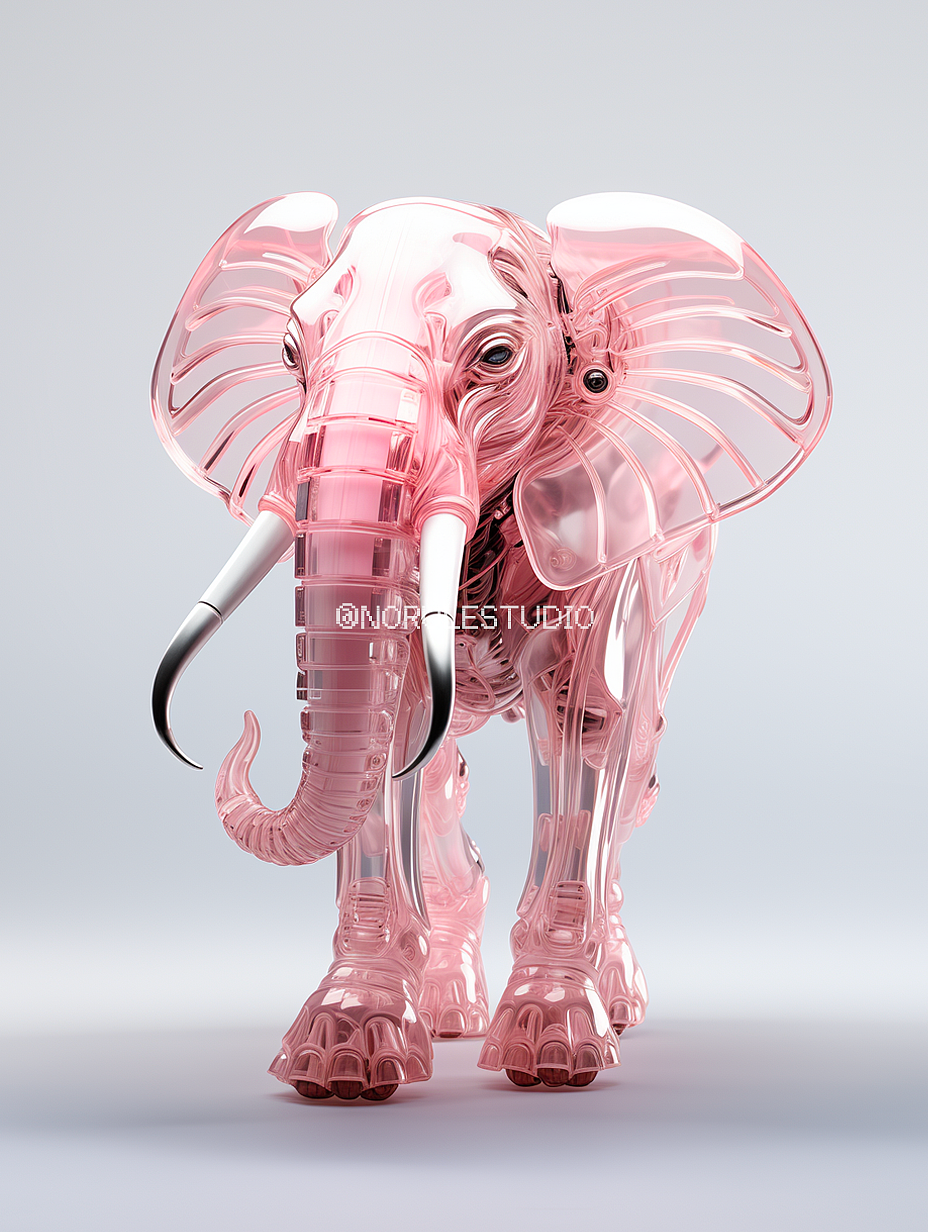 AIGC-动物水晶艺术品概念设计（图ZMzU0ODA5MzQ0） - AI作品 - 站酷设计师Norulestudio原创素材 - 站酷ZCOOL