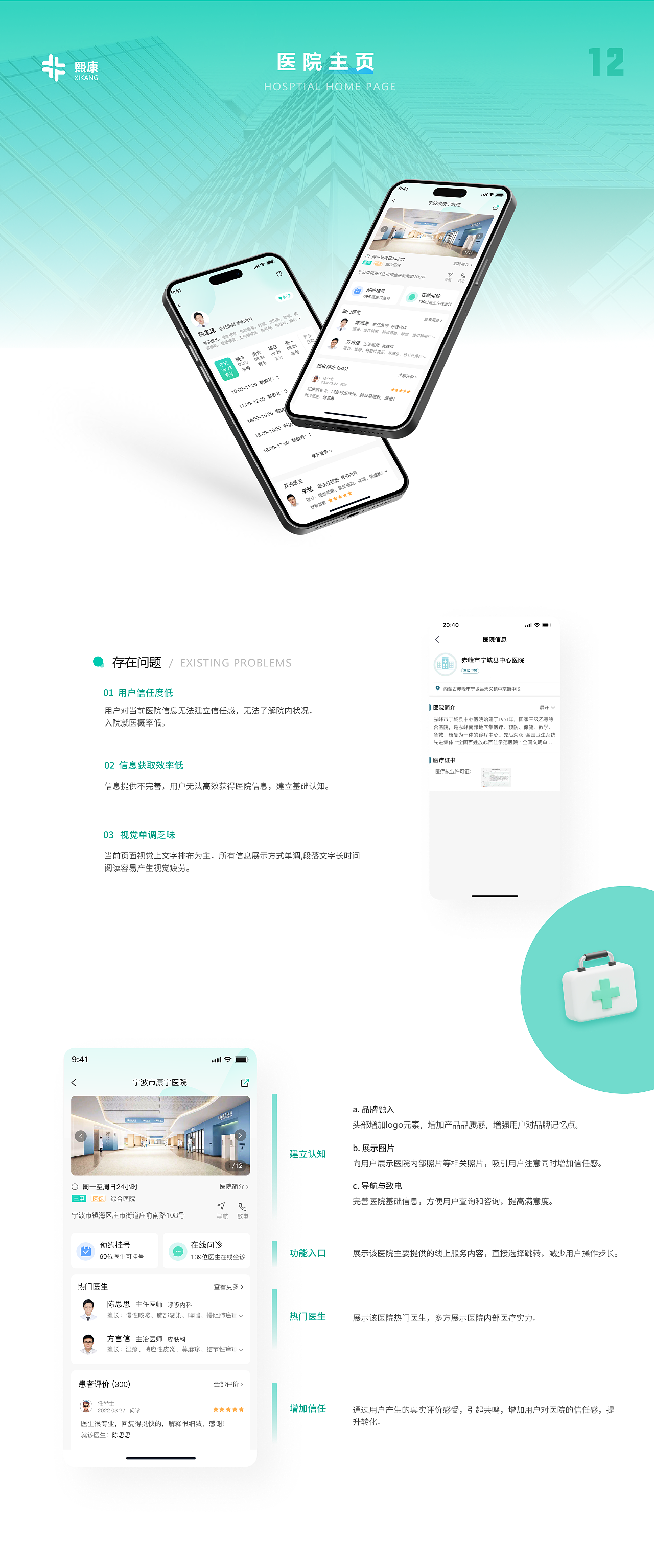 熙康医疗app改版设计（图ZMzMwMDgyMTA4） - APP界面 - 站酷设计师菠萝树上菠萝油原创素材 - 站酷ZCOOL