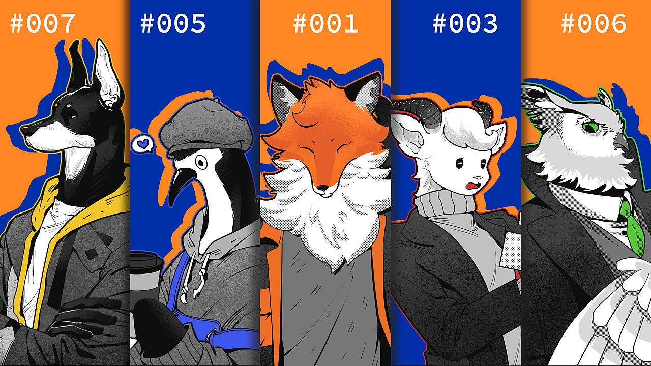 苗和他的朋友们 | 队员IP形象设计（图ZMzEyNTA4MjMy） - IP形象 - 站酷设计师小八要回归原创素材 - 站酷ZCOOL