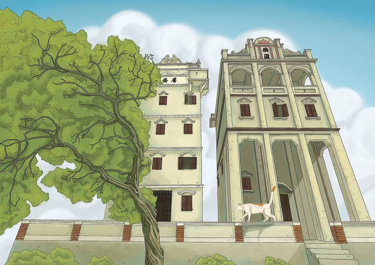 狂飙吧~开平碉楼~让子弹飞一会