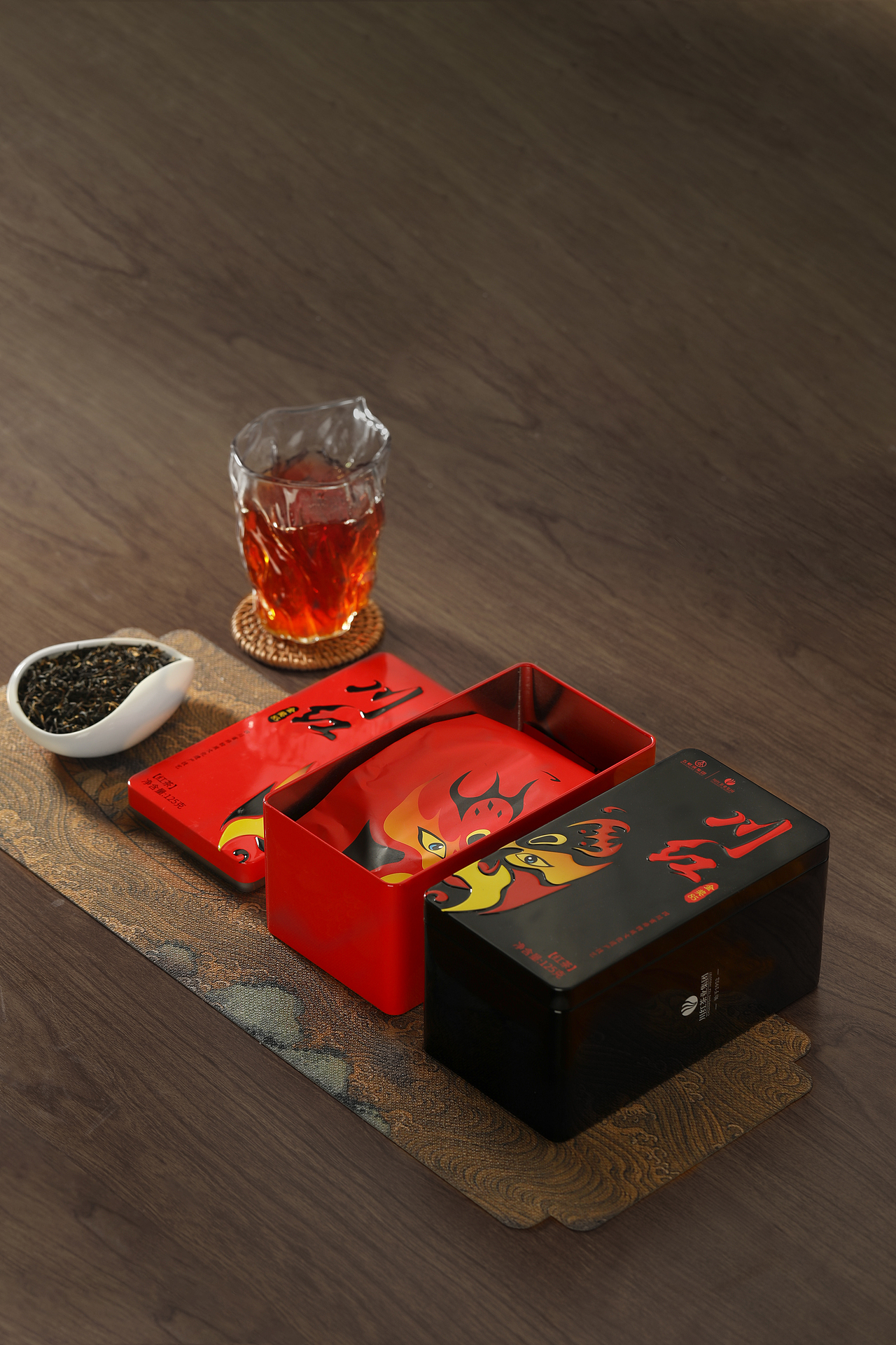 茶叶红茶摄影五粮液集团川红集团线上产品