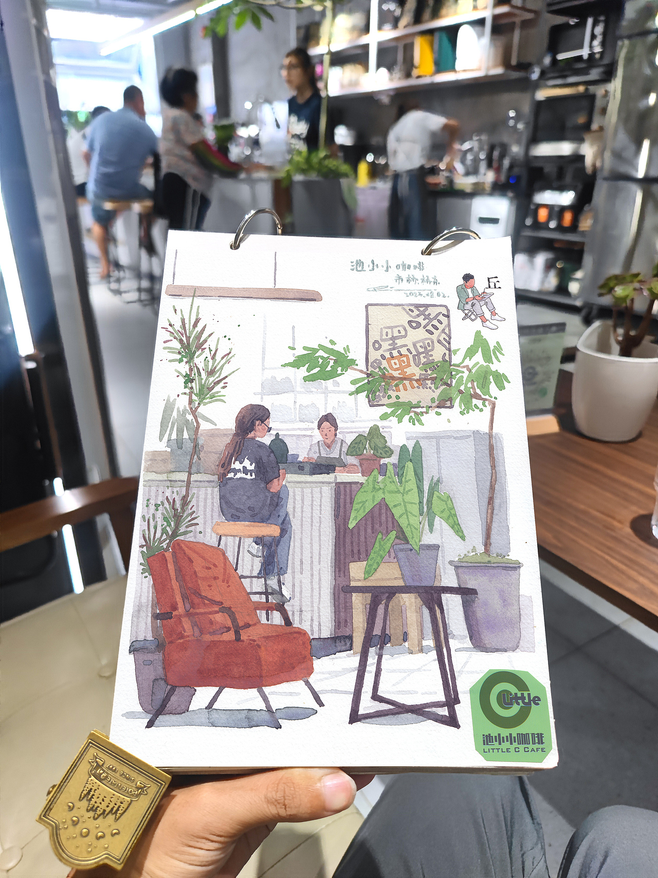 『画本系列』-我的第42本画本-城市速写系列作品