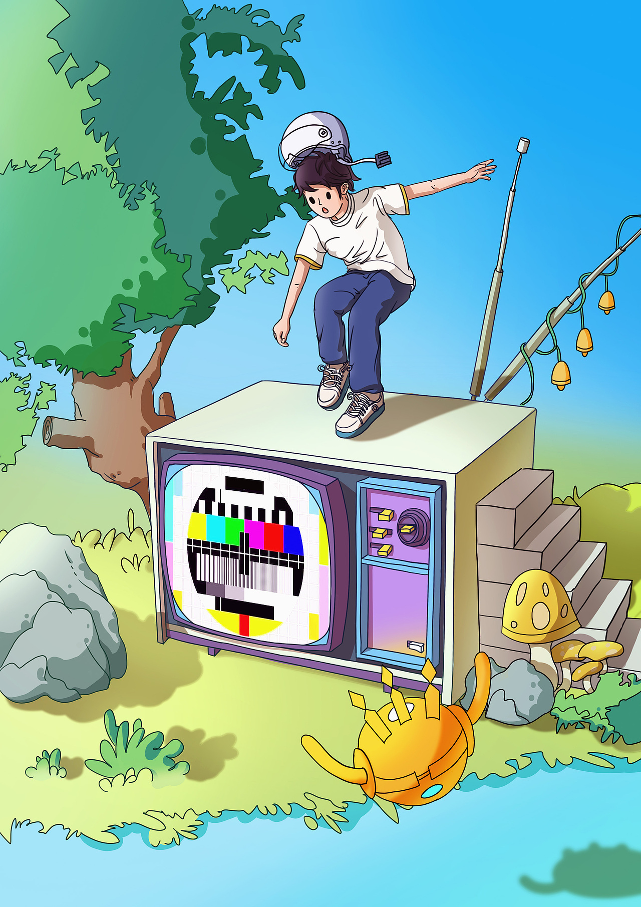 八月插画总结（图ZMzQ5ODIxNzQ0） - 创作习作 - 站酷设计师雪连Ting原创素材 - 站酷ZCOOL