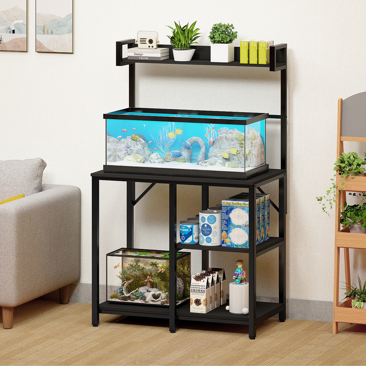 鱼缸架 建模 渲染 拍摄 修图（图ZMzYzODAwMDk2） - 生活用品 - 站酷设计师刘允熙原创素材 - 站酷ZCOOL