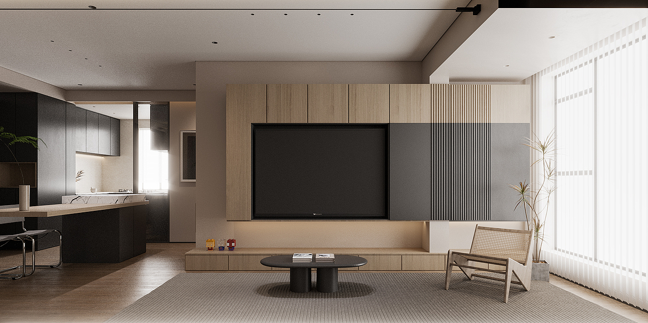 深色奶油极简（郑州-建业天筑）