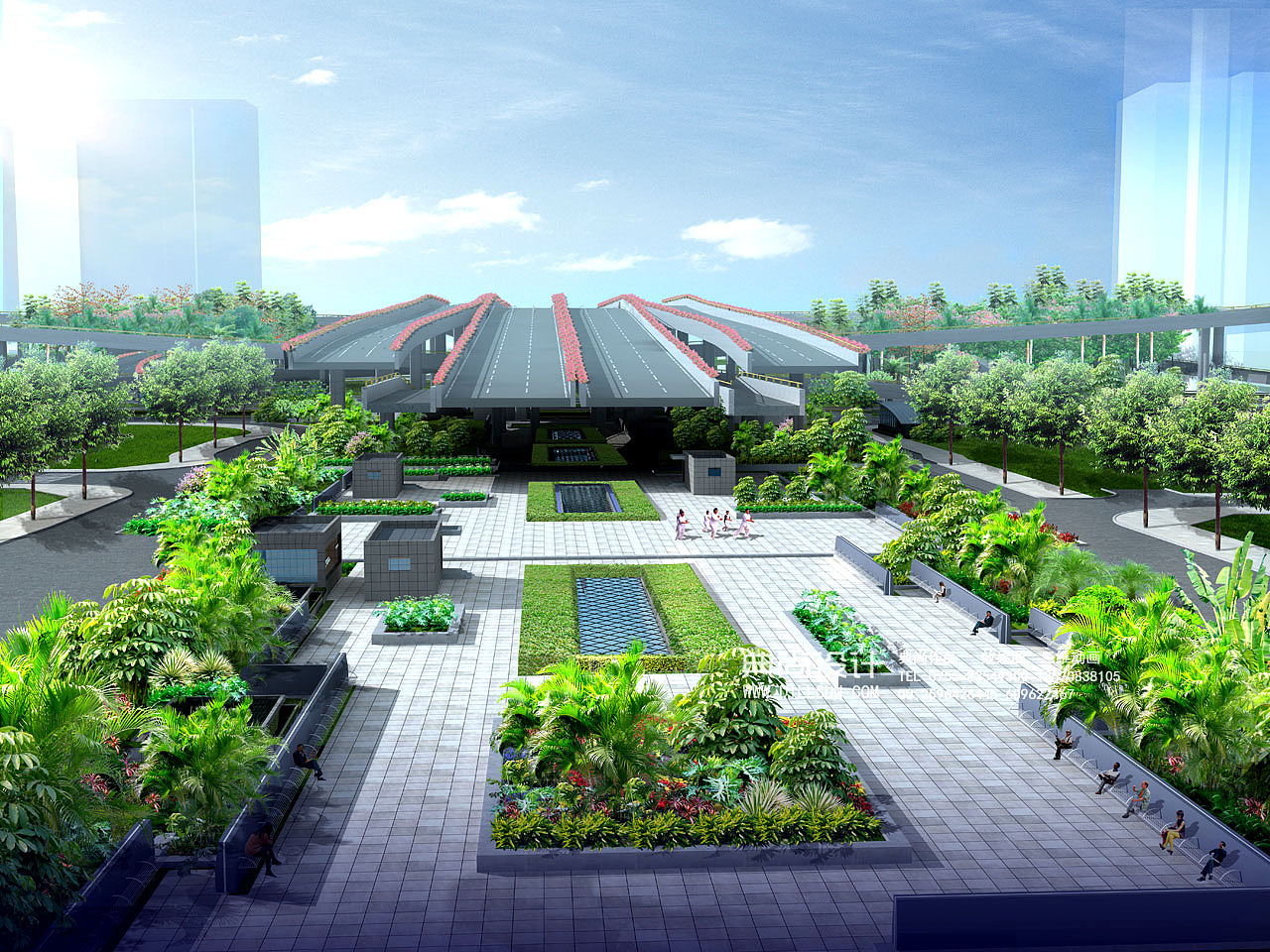 桥梁设计效果图 4