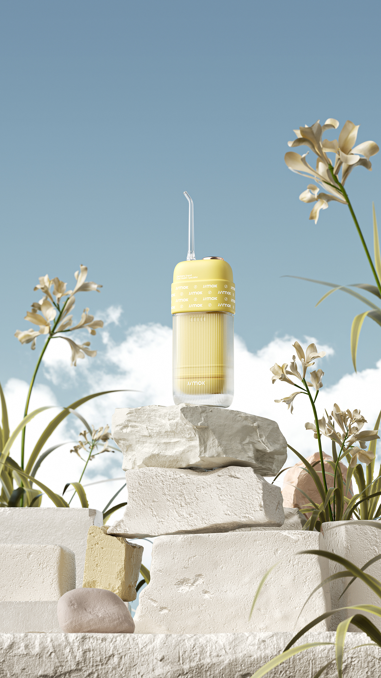 【产品渲染】-- JIMOK糖果便携冲牙器（图ZMzI5NDkyMDk2） - 产品 - 站酷设计师闲雨灬原创素材 - 站酷ZCOOL