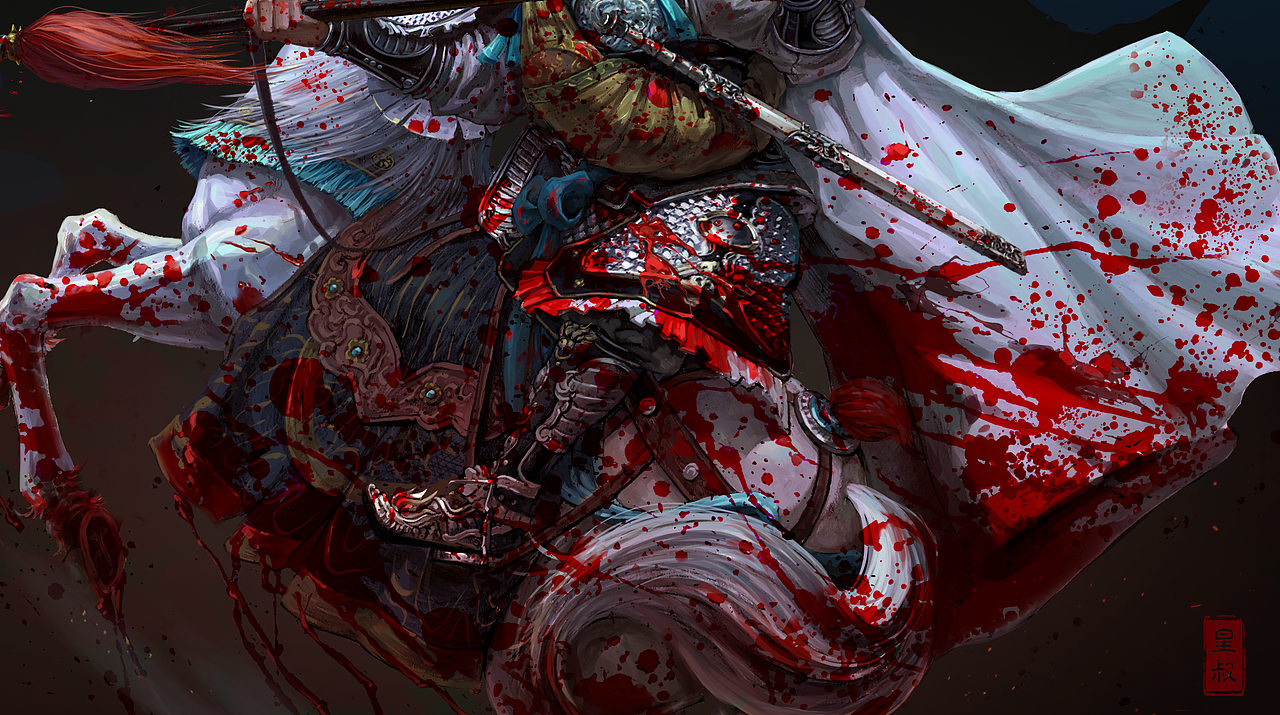 五虎上将——赵云（字子龙）（图ZMzI3OTE3MDA4） - 创作习作 - 站酷设计师皇叔在画画原创素材 - 站酷ZCOOL