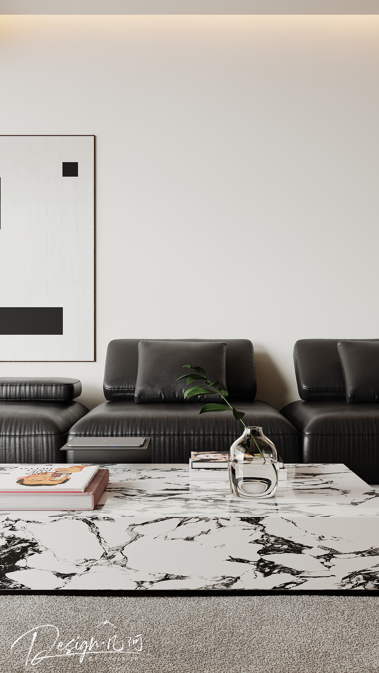 几何空间视觉表现 | 国悦府现代客餐厅