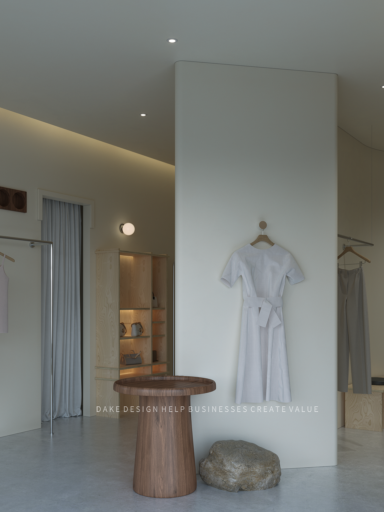 服装店设计（图ZMzA5NTg4Nzc2） - 商业空间设计 - 站酷设计师一隅Yu原创素材 - 站酷ZCOOL