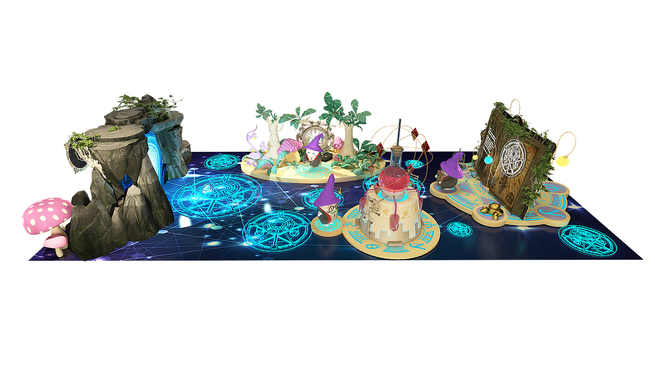 魔法森林主题美陈