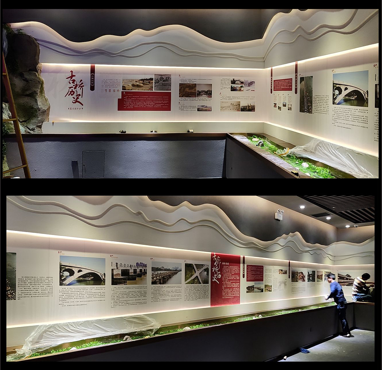 古桥展陈馆文化氛围布展