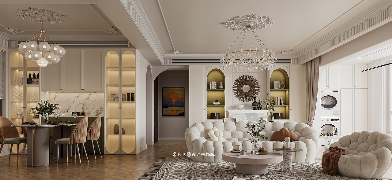 法式装修风格，来一场艺术与浪漫的约会！