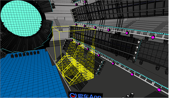 ②外圈右侧底部支撑