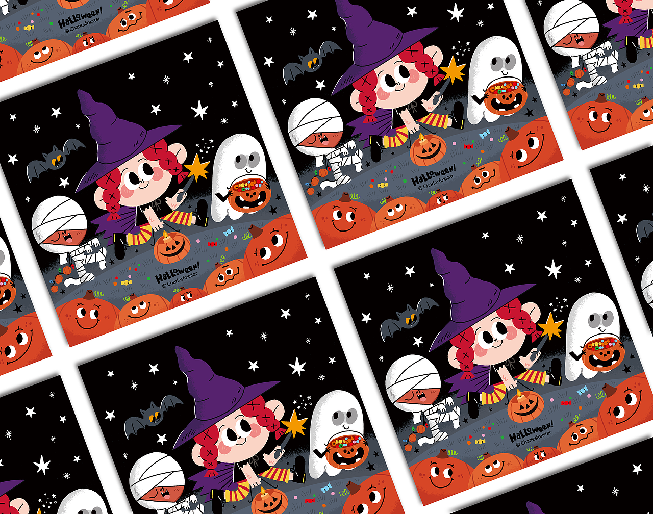 孩子赠予的灵感4【万圣节,不给糖就捣蛋】