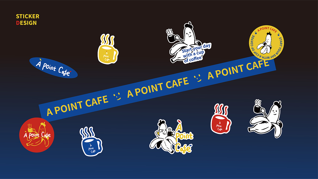 雄货餐饮VI | A Point Cafe（图ZMzE1ODA5MjIw） - 品牌 - 站酷设计师雄货设计原创素材 - 站酷ZCOOL
