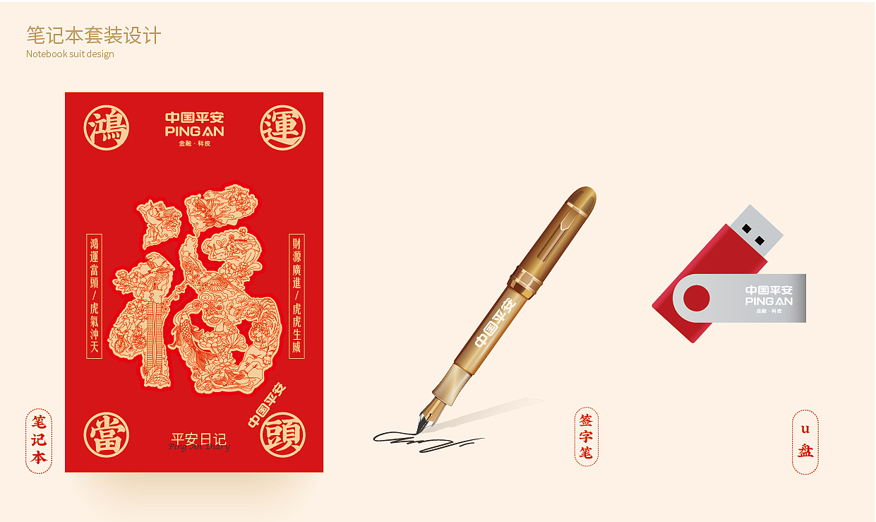 【醒狮】- 为中国平安打造虎年全系礼品&已商用（图ZMjk3ODgxMzky） - 包装 - 站酷设计师醒狮品牌文化传播原创素材 - 站酷ZCOOL