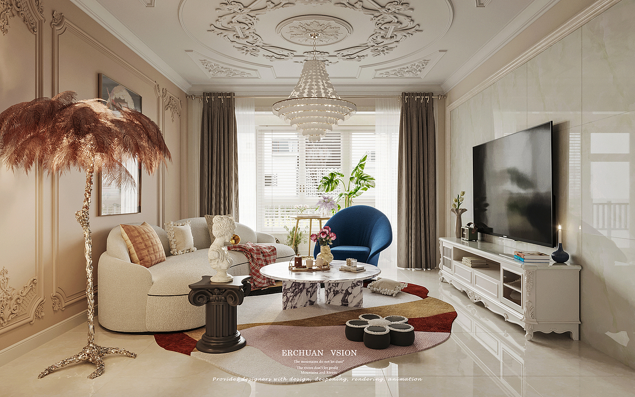 而川视觉丨意式轻法—绽放唯美空间