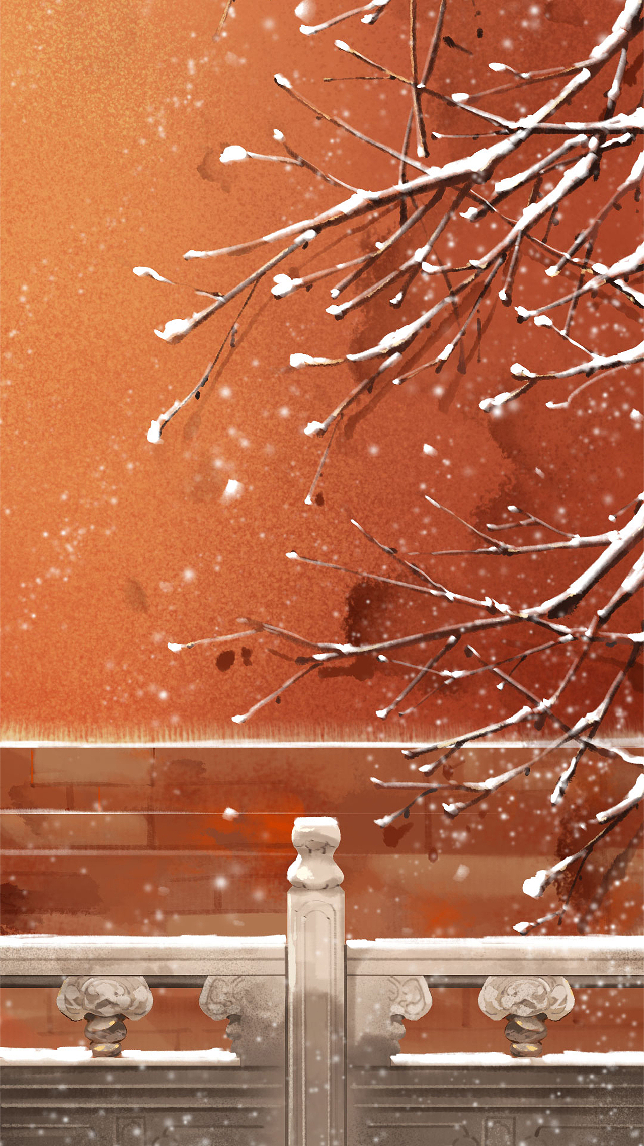 节气 × 《只恋长安某》 《古风四季 十二月份即为年》（图ZMzMzMTQ3NDY4） - 商业插画 - 站酷设计师三点会议室原创素材 - 站酷ZCOOL