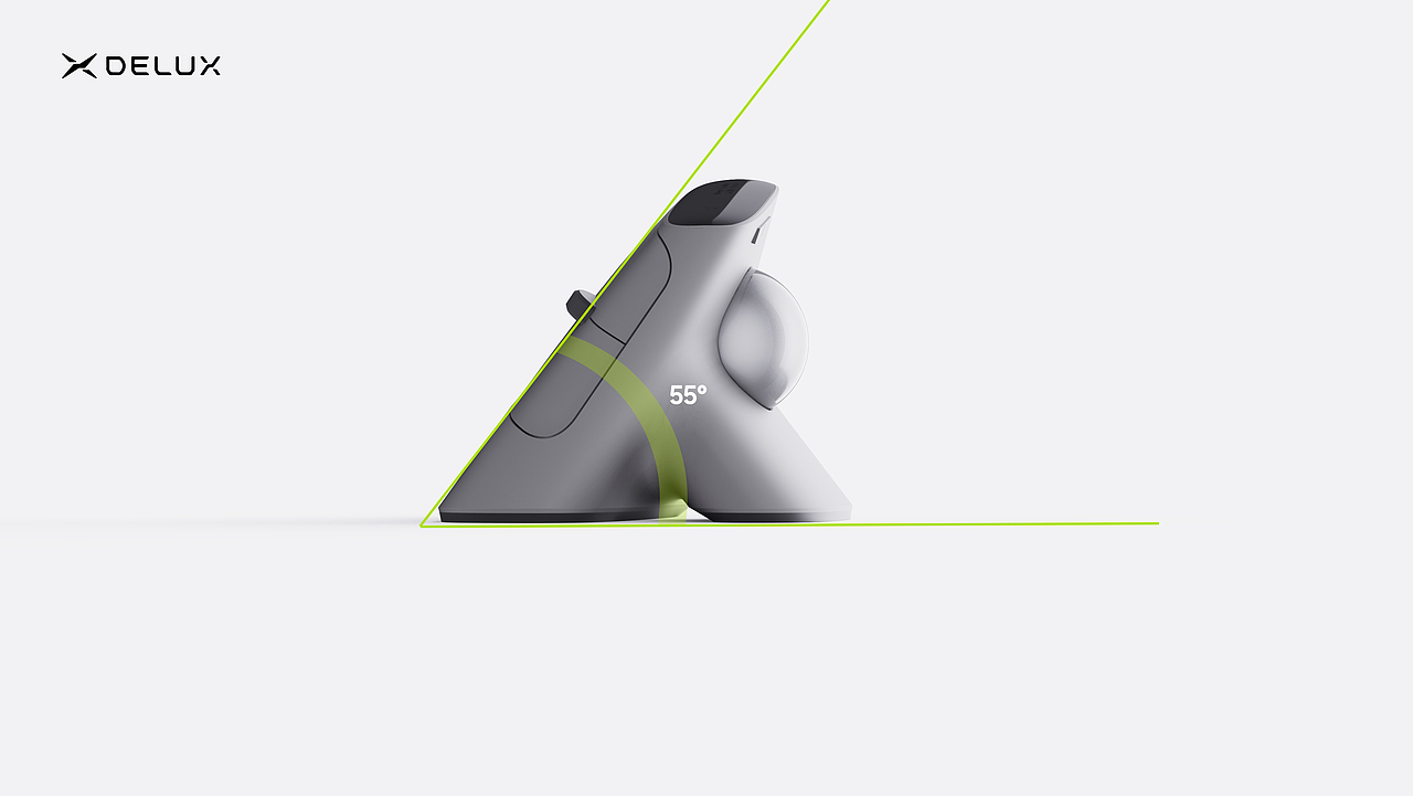 满足中小手型人群的直立鼠标