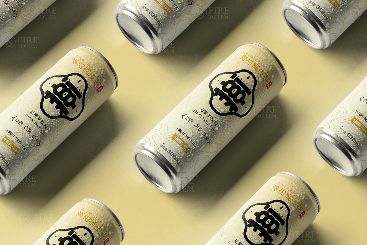呈果(合肥)品牌 X 無糖茶品牌包装全案（图ZMzYyMzM5MjUy） - 包装 - 站酷设计师FireTotem原创素材 - 站酷ZCOOL