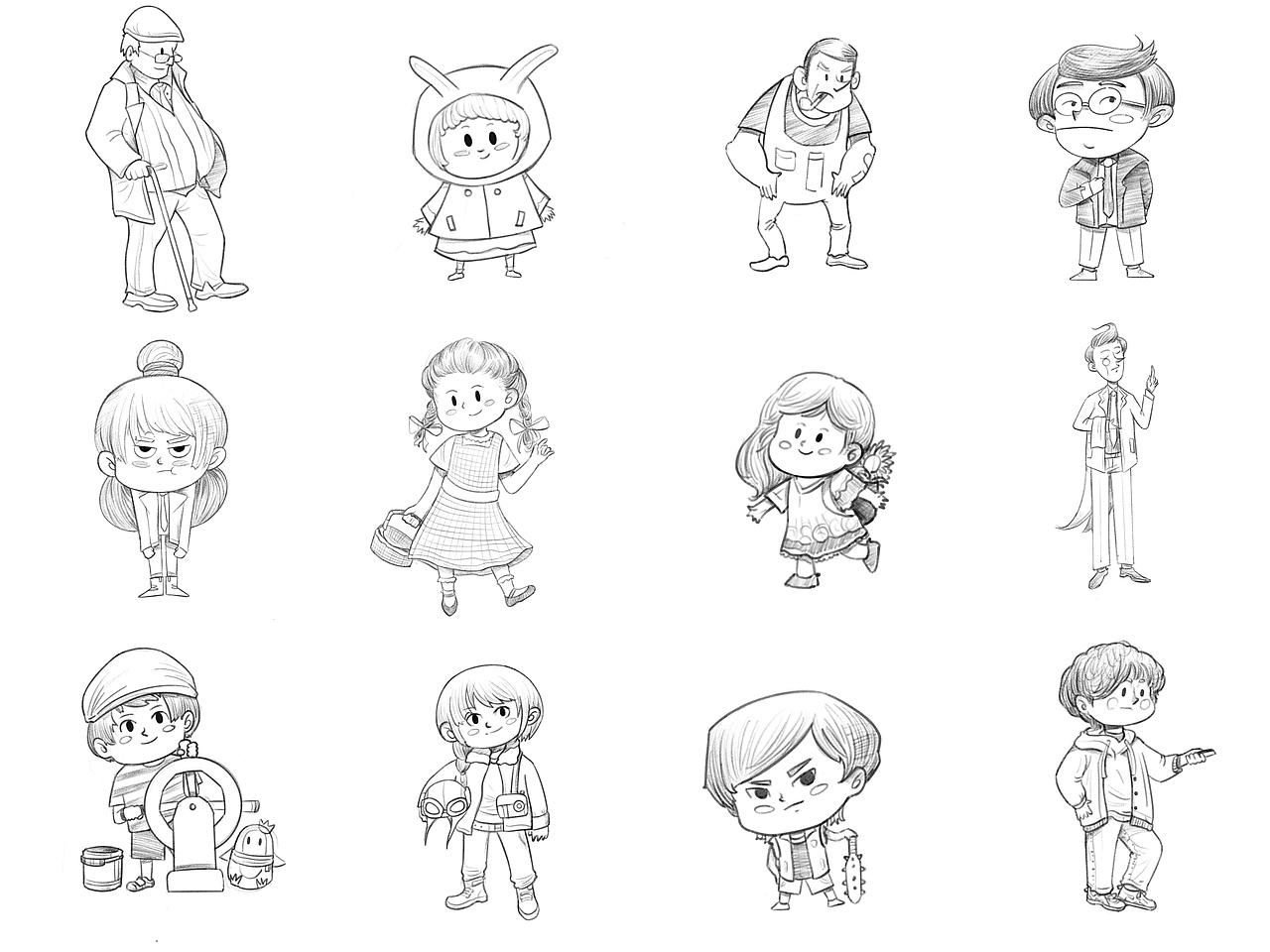 2022个人插画年度总结（图ZMzI4MjI1MTIw） - 儿童插画 - 站酷设计师朱小骞art原创素材 - 站酷ZCOOL