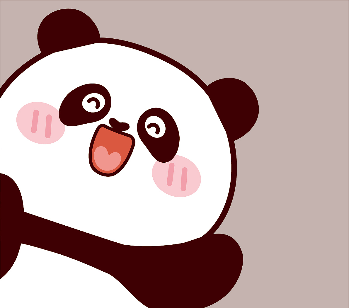 熊猫卡通图片