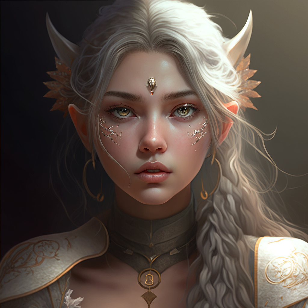 AI绘画-精灵（图ZMzM1NDc1NDEy） - AI作品 - 站酷设计师小鱼AI设计原创素材 - 站酷ZCOOL