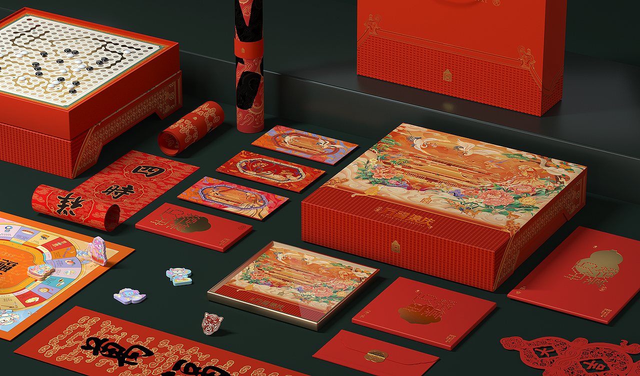 故宫文创 万福集庆 故宫贺岁