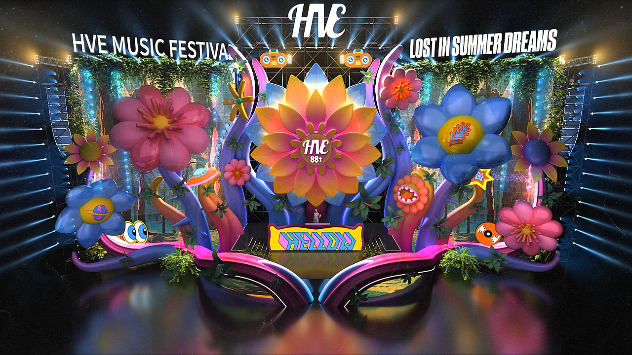 欢乐谷HVE电音节（图ZMzQyMDI1MDI4） - 场景 - 站酷设计师吃一个甜甜圈原创素材 - 站酷ZCOOL