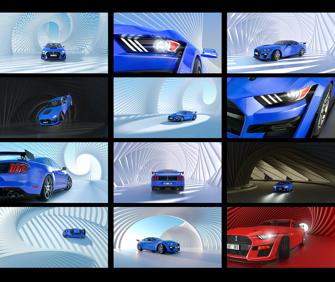 福特野马跑车谢尔比眼镜蛇GT500视频广告片（图ZMzM3NDEyNjM2） - 机械/交通 - 站酷设计师哎呦火哥HOTBRO原创素材 - 站酷ZCOOL