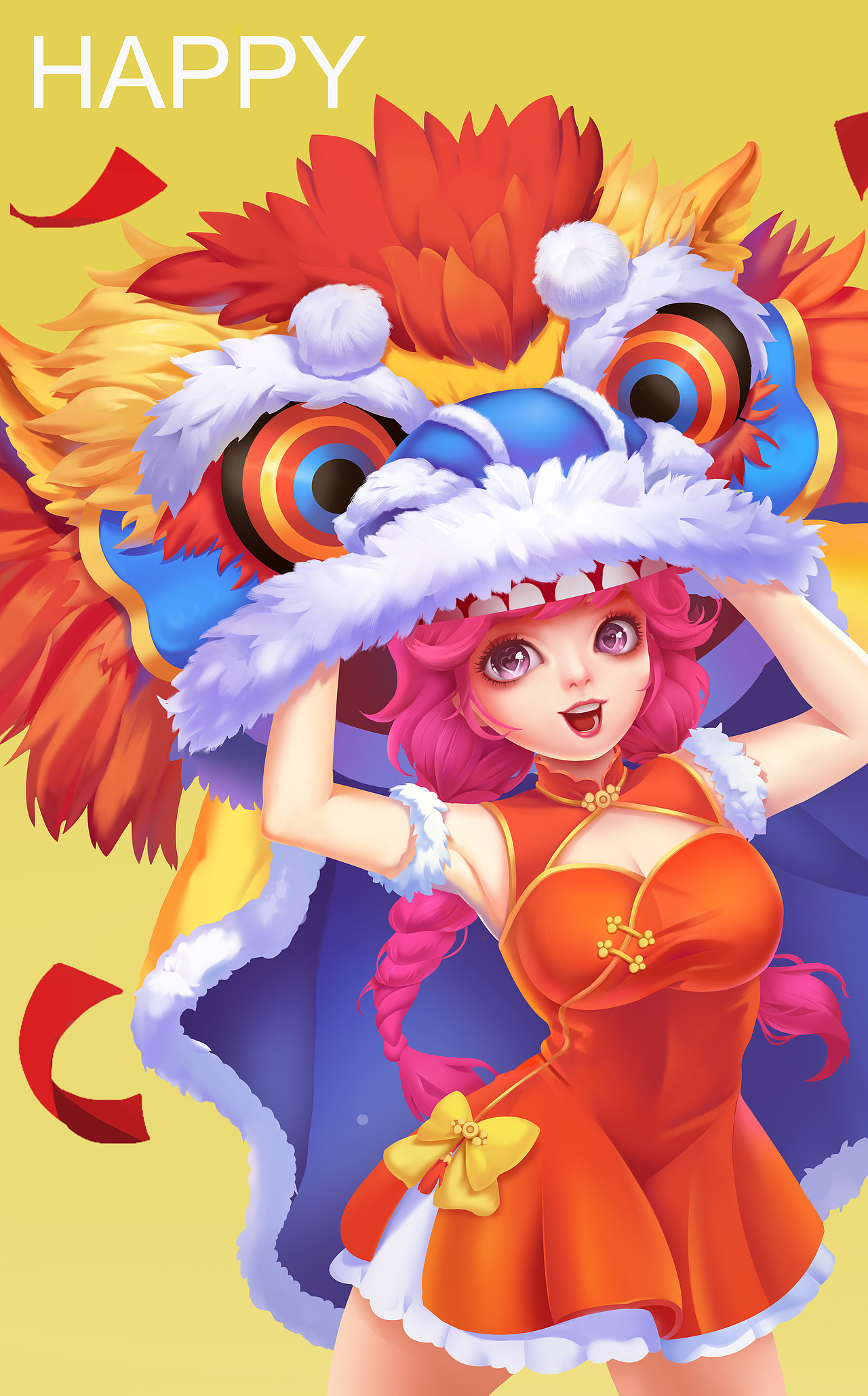 新年舞狮（图ZMzE2ODE2OTEy） - 独立游戏 - 站酷设计师蒲公英的风原创素材 - 站酷ZCOOL