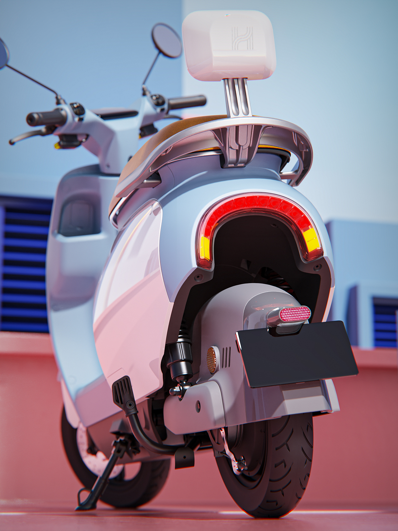 哈啰MC35电动车渲染图（图ZMzAyMTYzMzAw） - 产品 - 站酷设计师Jeremy_楽悟路原创素材 - 站酷ZCOOL