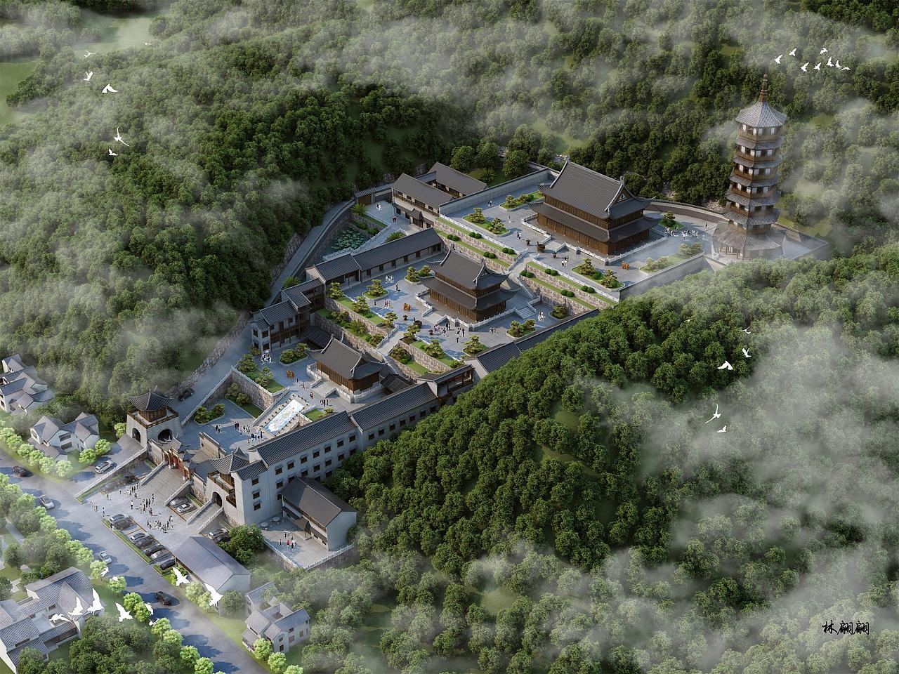 室外效果图|徽派建筑设计（图ZMzIzNzMzNTM2） - 建筑设计 - 站酷设计师林翩翩原创素材 - 站酷ZCOOL