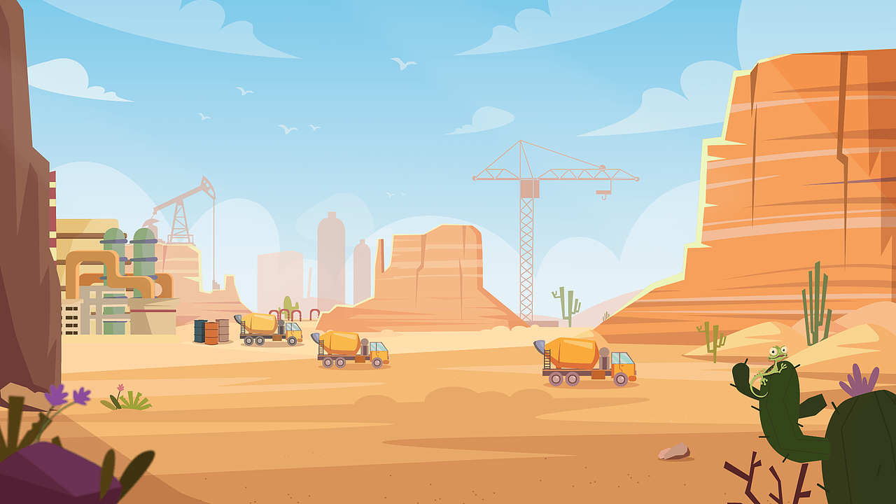 矢量动画场景(卡通插画)