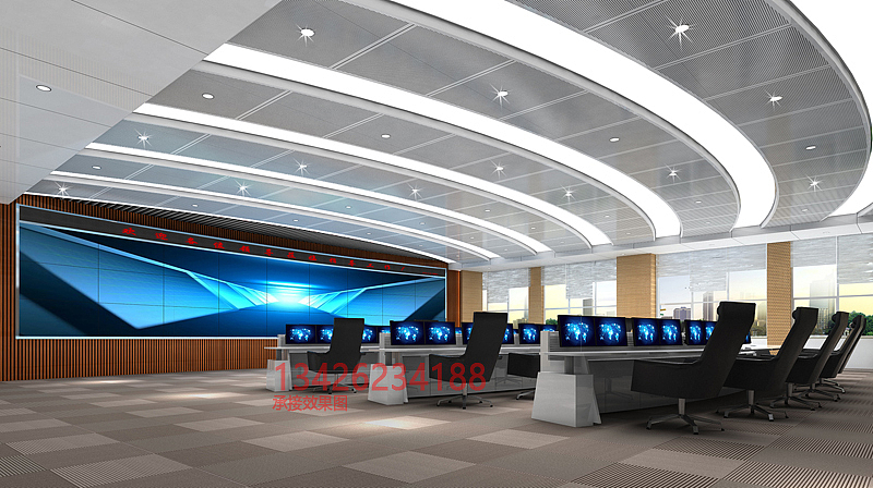 机房监控室效果图设计案例